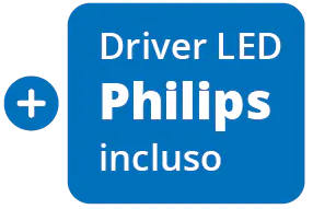 Noxion Pannello A LED Delta Pro V5 Sidelit 28W 3920lm - 840 Bianco Freddo | 60x60cm - UGR <19 - Dali Dimmerabile - Philips Driver