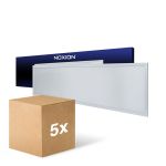 Confezione Multipack 5x Noxion Pannello A LED Ecowhite V4.0 28W 3400lm - 840 Bianco Freddo | 120x30cm - UGR <19 - Philips driver