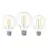 Confezione Multipack 3x Eglo LED Globe E27 Filamento Chiara 12W 470lm - 827 Bianco Molto Caldo | Sostitutiva 40W