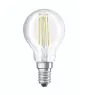 Osram Parathom Classic LED E14 Sferica Filamento Chiara 4W 470lm - 827 Bianco Molto Caldo | 3 Step Dim - Sostitutiva 40W