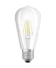 Ledvance Classic LED E27 Edison Filamento Chiara 5.8W 806lm - 927 Bianco Molto Caldo | Miglior Resa Cromatica - Dimmerabile - Sostitutiva 60W