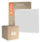 Confezione Multipack 4x Ledvance Pannello A LED Compact Aluminium Bianca 33W 3630lm - 840 Bianco Freddo | 60x60cm
